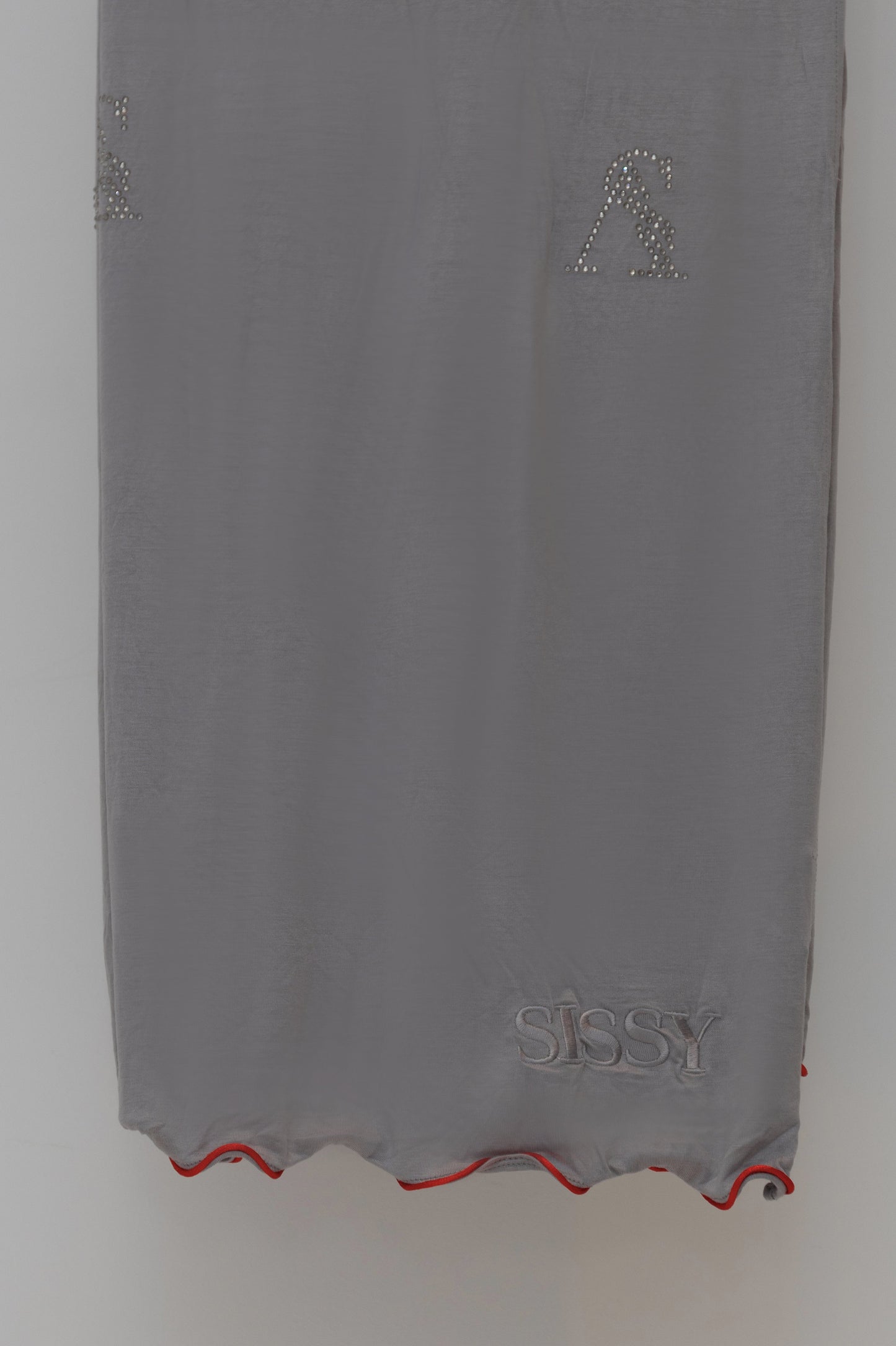 COTTON GREY RED